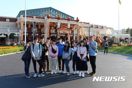 화천군 청소년들 해외 배낭연수
