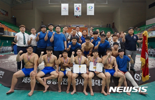 여수공업고등학교, 제54회 대통령기전국장사씨름대회 고등부 단체전우승 