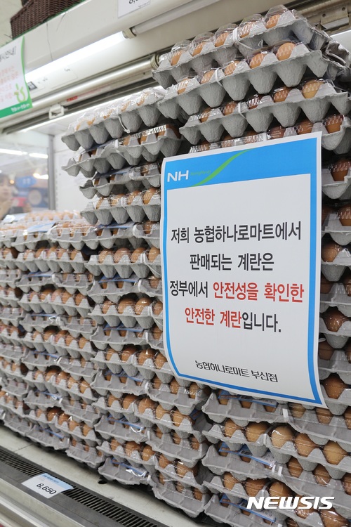 농협부산경남유통, 정부인정 ‘안심계란’ 판매 재개