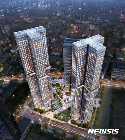 아크로서울포레스트 아파트 배치도