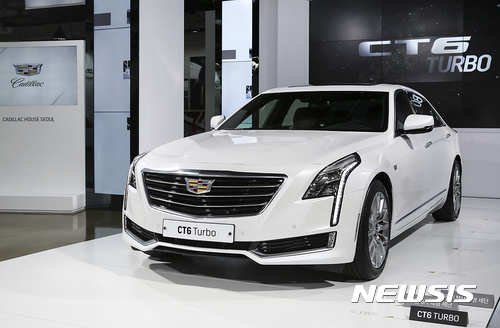 캐딜락, 대형 럭셔리 세단 CT6 터보 전격 공개…6980만원 