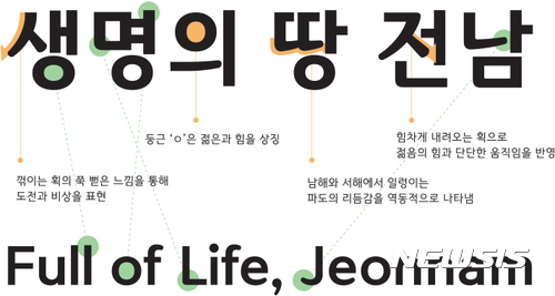 전남도 글꼴 푸른 전남체 한컴오피스에 제공