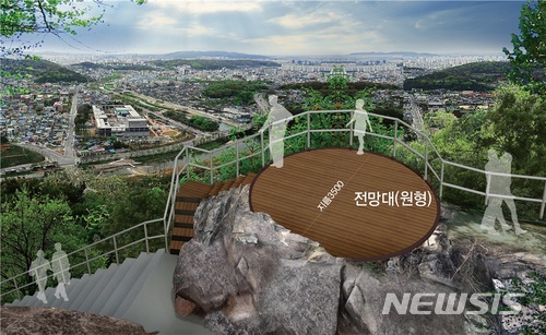 한옥마을 한눈에…전주 완산 기린공원에 전망대 