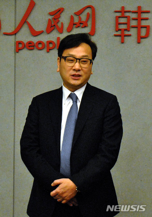 인사말하는 박창범 대한우슈협회장