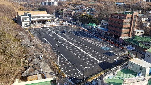 울산 남구, 장생포 새미골 공영주차장 준공