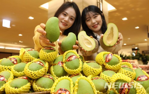 태국산 그린 망고 드세요