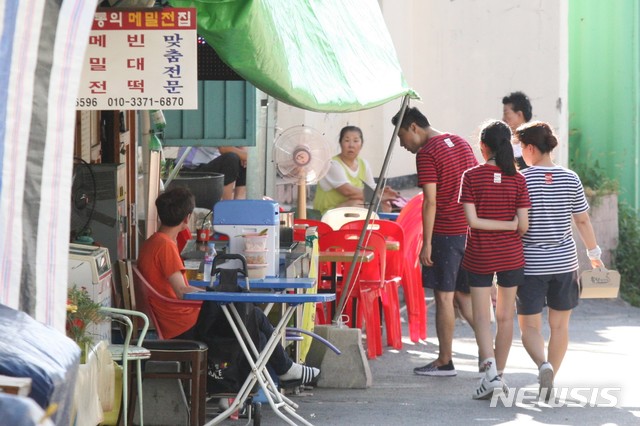 춘천 청년상가 특화거리 육림고개…상권 부활 성공