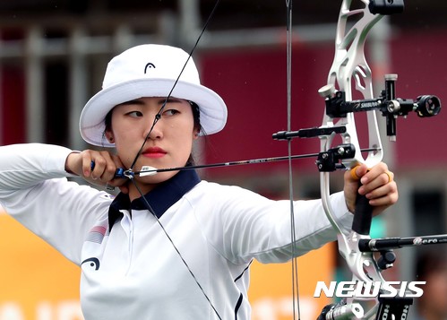 김종호·소채원, 양궁 컴파운드 혼성 銀…대만에 패배