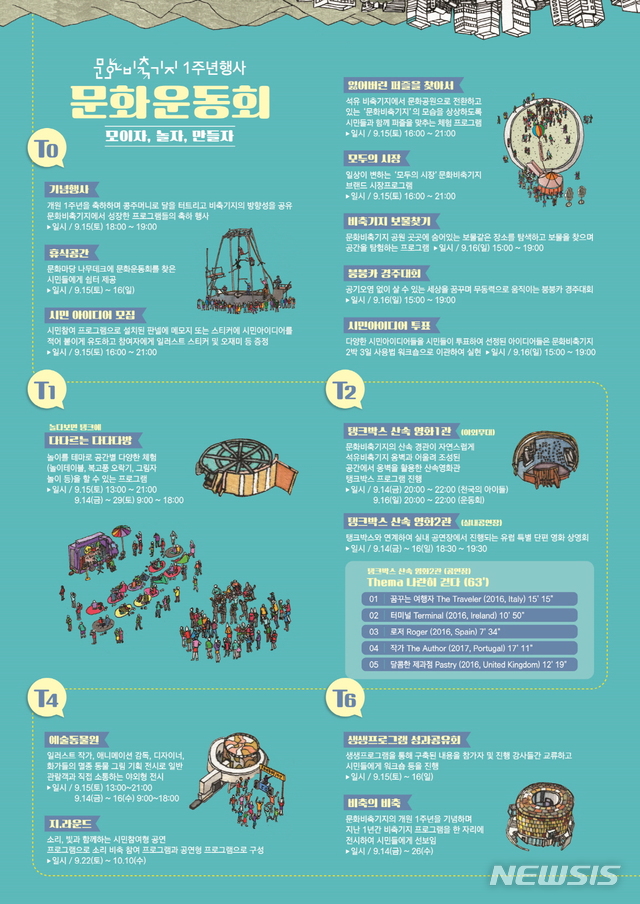 문화비축기지 개장 1주년…시민참여 문화운동회
