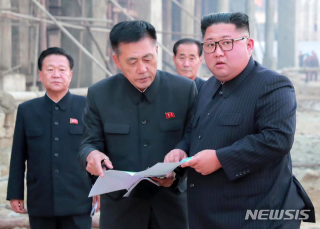 원산갈마해안관광지구 찾은 김정은