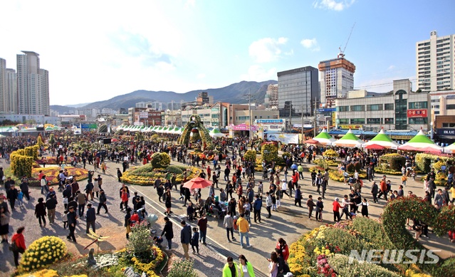 마산가고파국화축제 4일까지 129만명 다녀가