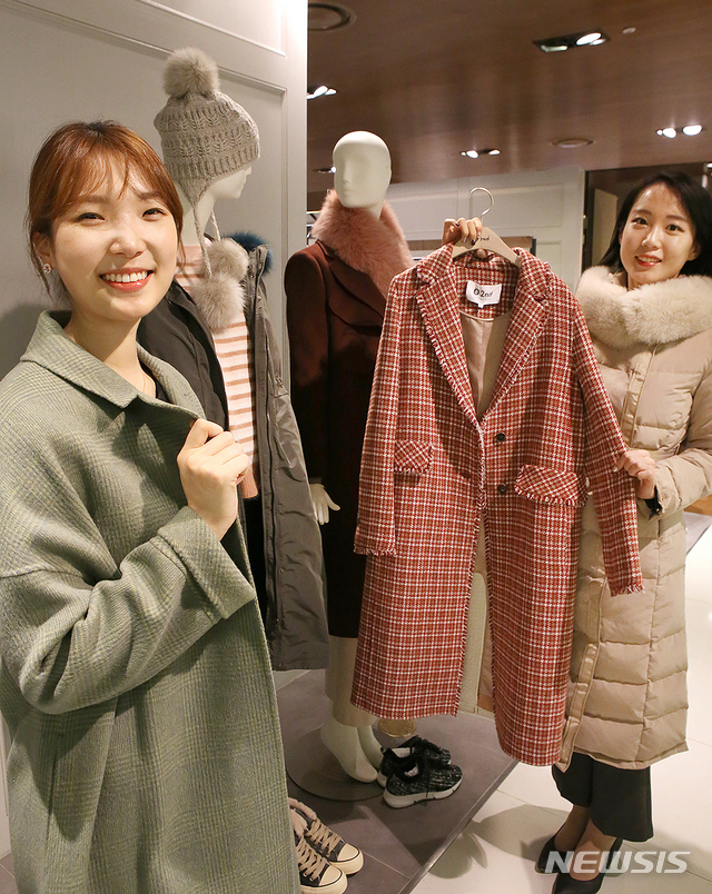 한섬 오즈세컨 겨울 아우터 판매