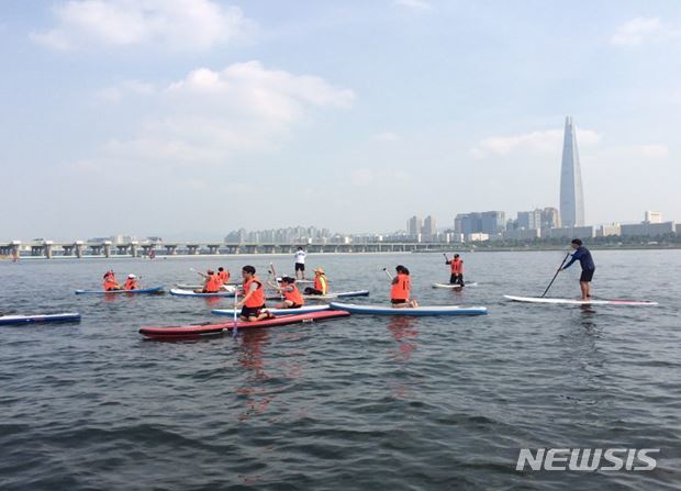 한강서 가족과 함께하는 수상스포츠 체험교실