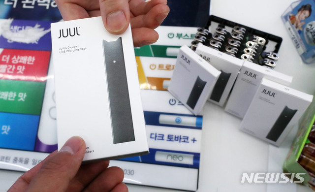국내 정식 출시된 액상형 전자담배 쥴(JULL)