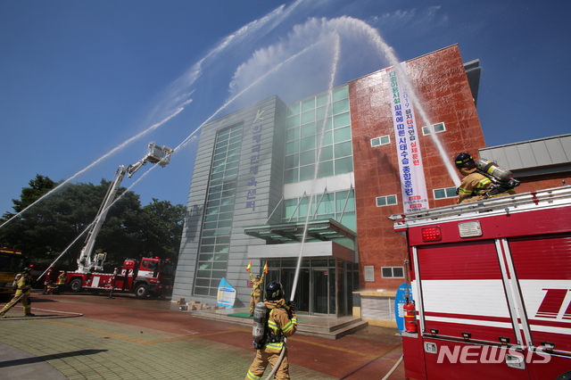 의령군, 국민체육센터에서 을지태극연습