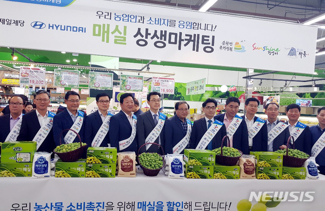 순천농협, 서울서 매실소비 촉진 마케팅