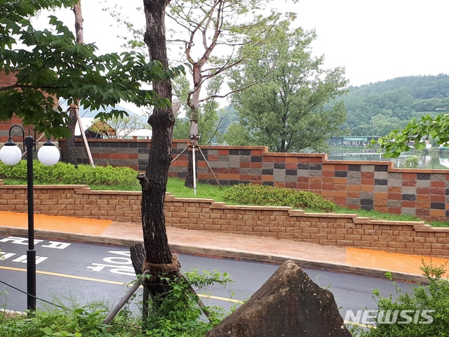 칠곡 관광농원 조성 불법 논란 주민간 법정 다툼 