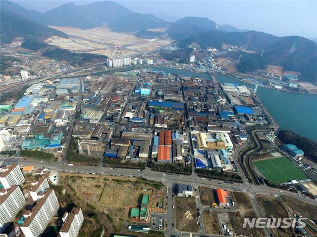 진해 마천공단 오염물질 배출 방지시설 대폭 개선
