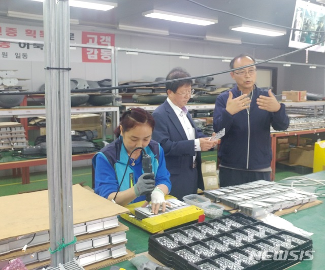 제조업체 찾은 김일수 대전조달청장