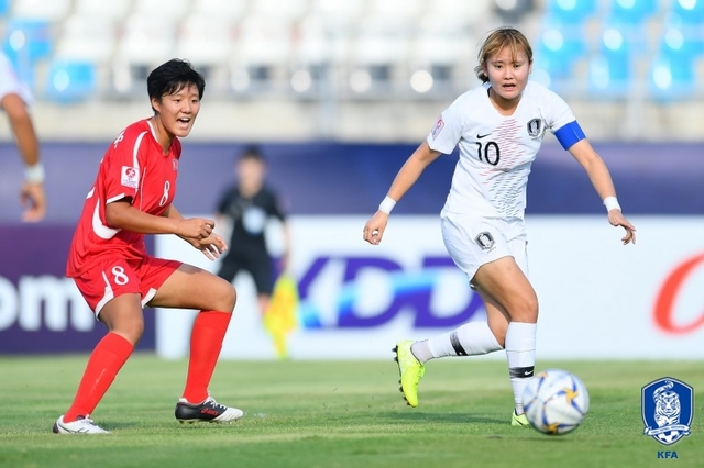 U-19 여자축구, 남북 대결 1-3 완패…AFC챔피언십 결승 무산
