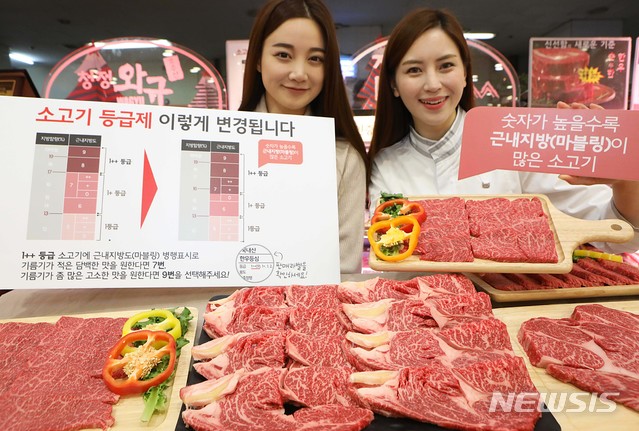 롯데마트, 식육판매표지판 비치