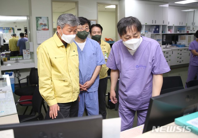대구보훈병원 방문한 박삼득 처장