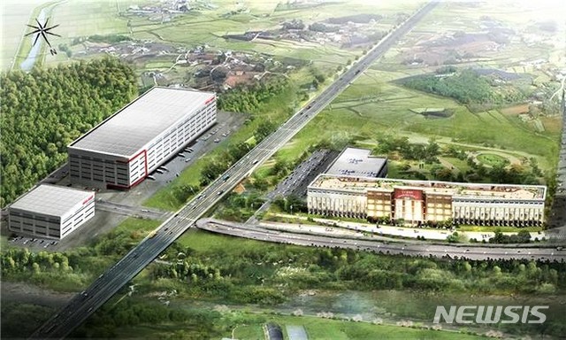 조원경 울산시 경제부시장, (주)메가마트 삼남물류단지 점검