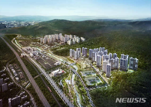 경남2 아파트 투시도