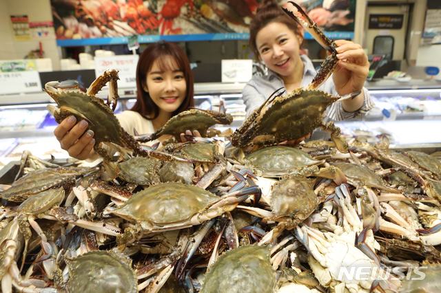 꽃게 금어기 끝…롯데마트서 22일부터 판매