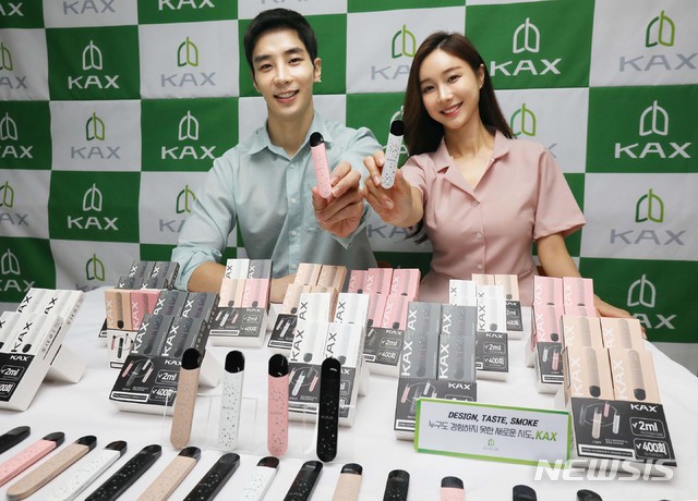일회용 액상형 전자담배 칵스 출시