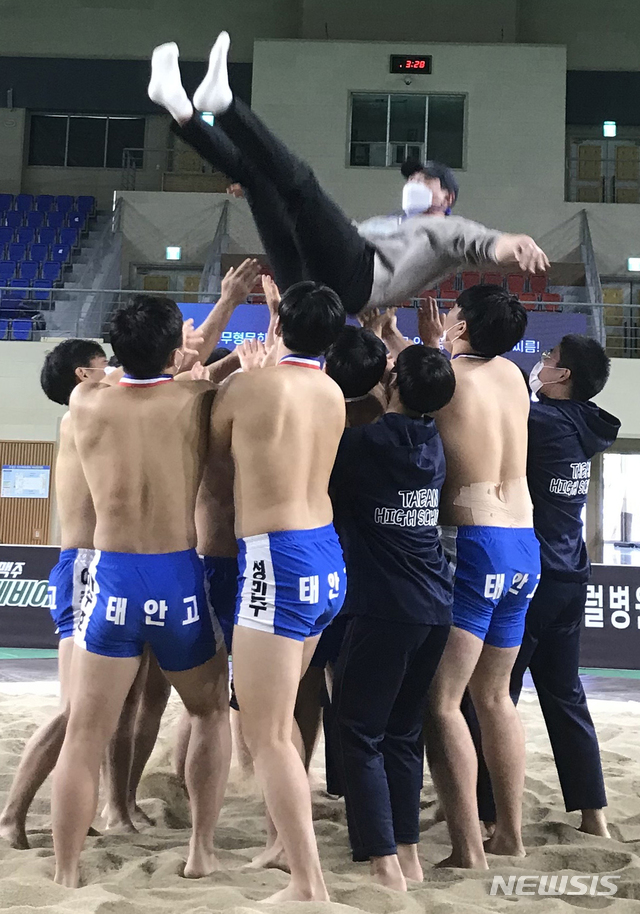 회장기전국장사씨름대회 고등부, 태안고등학교 우승