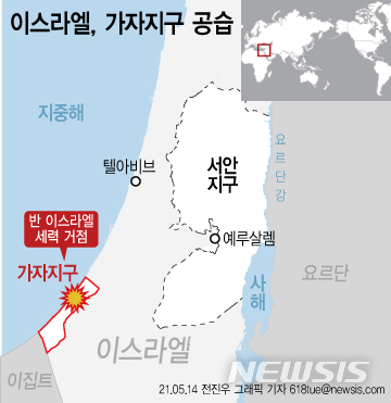 [그래픽] 이스라엘, 가자 지구서 지상 작전