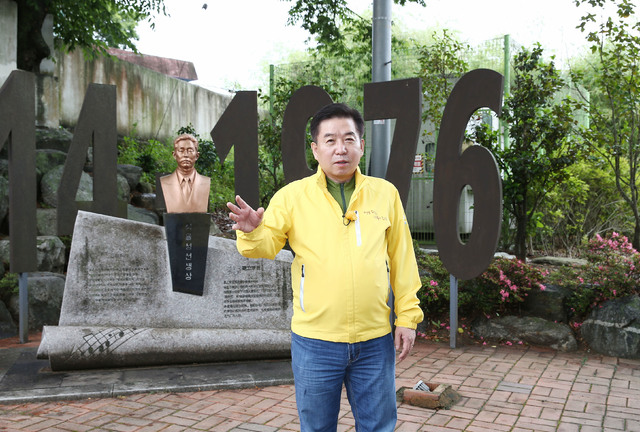 중국 천진방송, 화순 능주초교서 정율성 선생 재조명