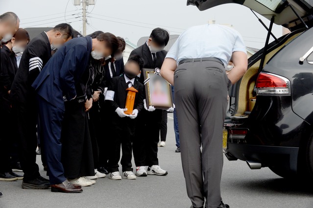 이별 광주 재개발구역 건물 붕괴 희생자 발인