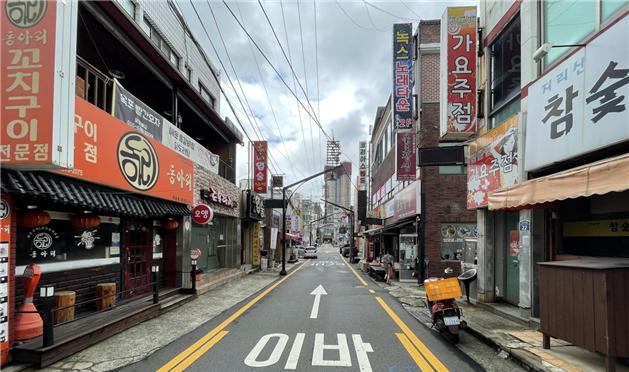 거제시 옥포성안로, ‘2022년 행안부 간판개선사업’에 선정