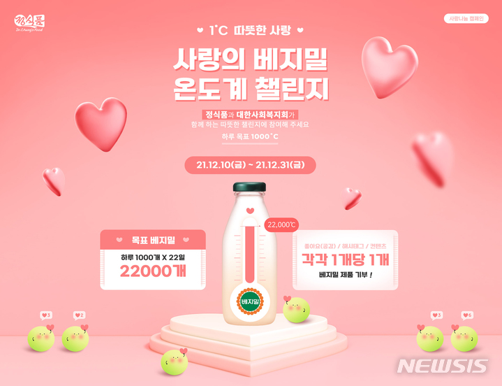 정식품, 소비자 참여형 기부 캠페인 진행