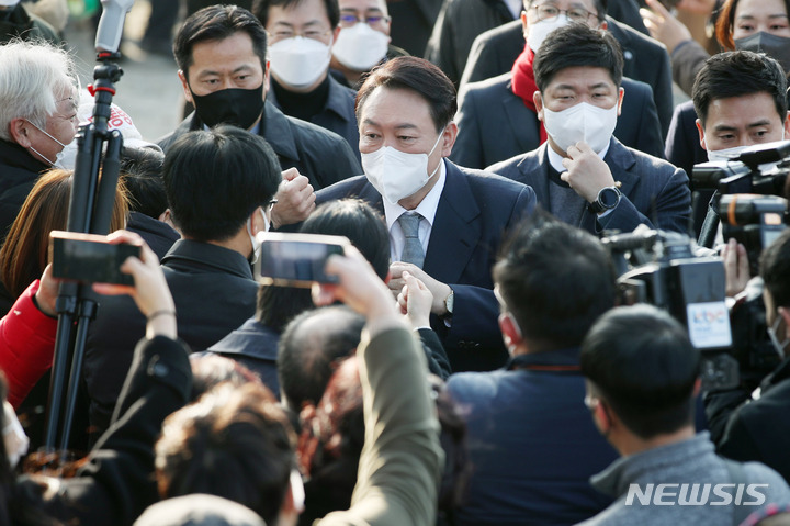 광주 찾은 윤석열 후보