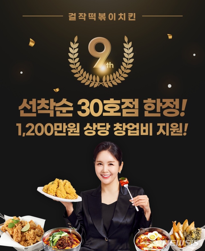 걸작떡볶이치킨, 신규 가맹점 창업비 1200만원 지원