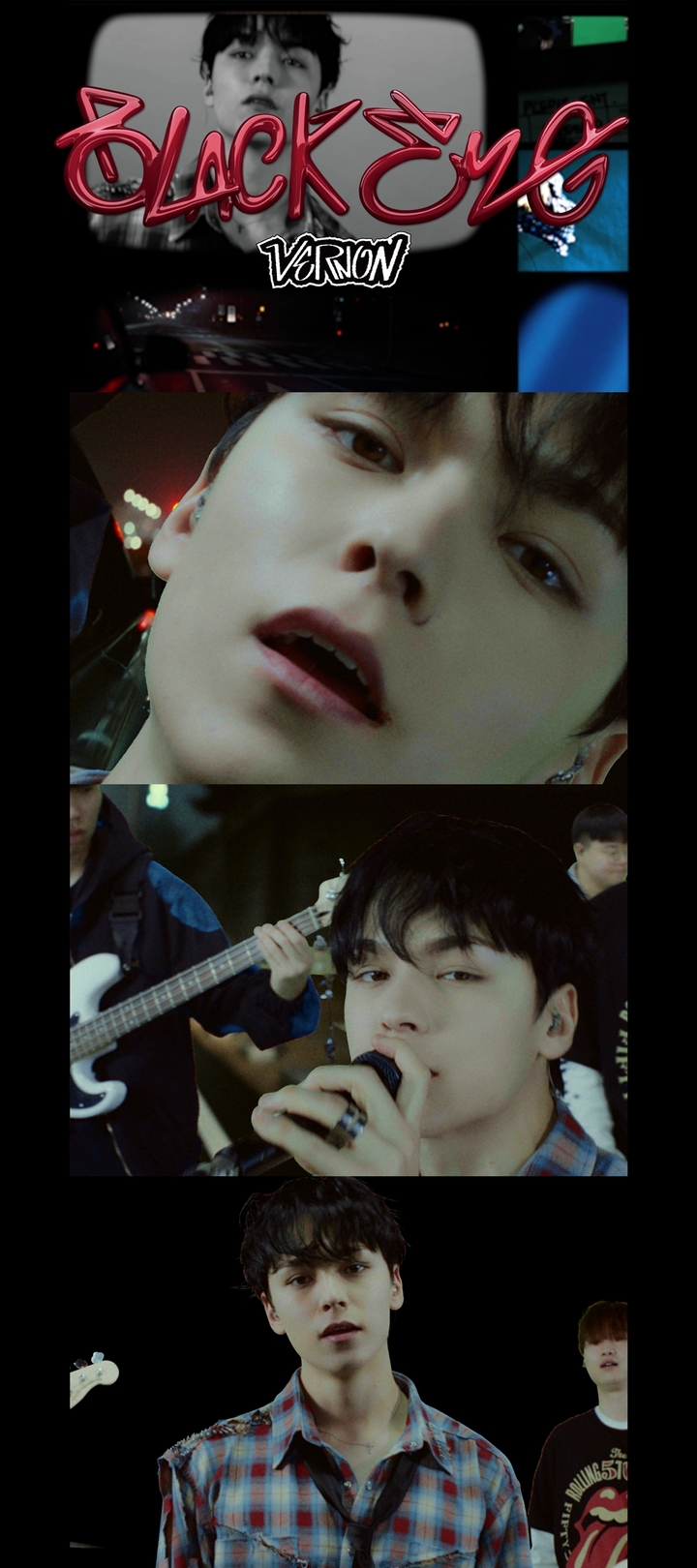 세븐틴 버논, 블랙 아이 스페셜 영상…밴드와 라이브