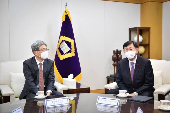 고진 디지털플랫폼정부위원회 위원장, 법원행정처장 예방