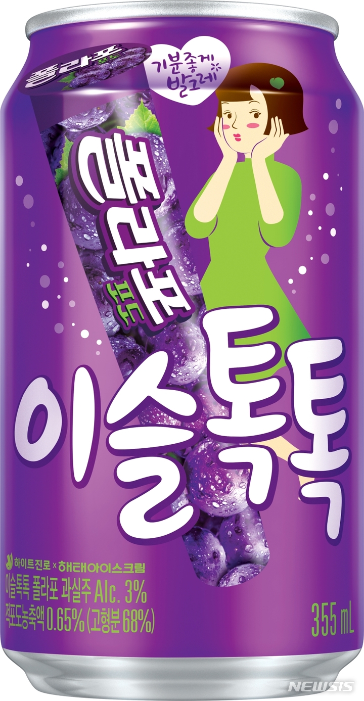 하이트진로, 이슬톡톡 폴라포 한정 출시
