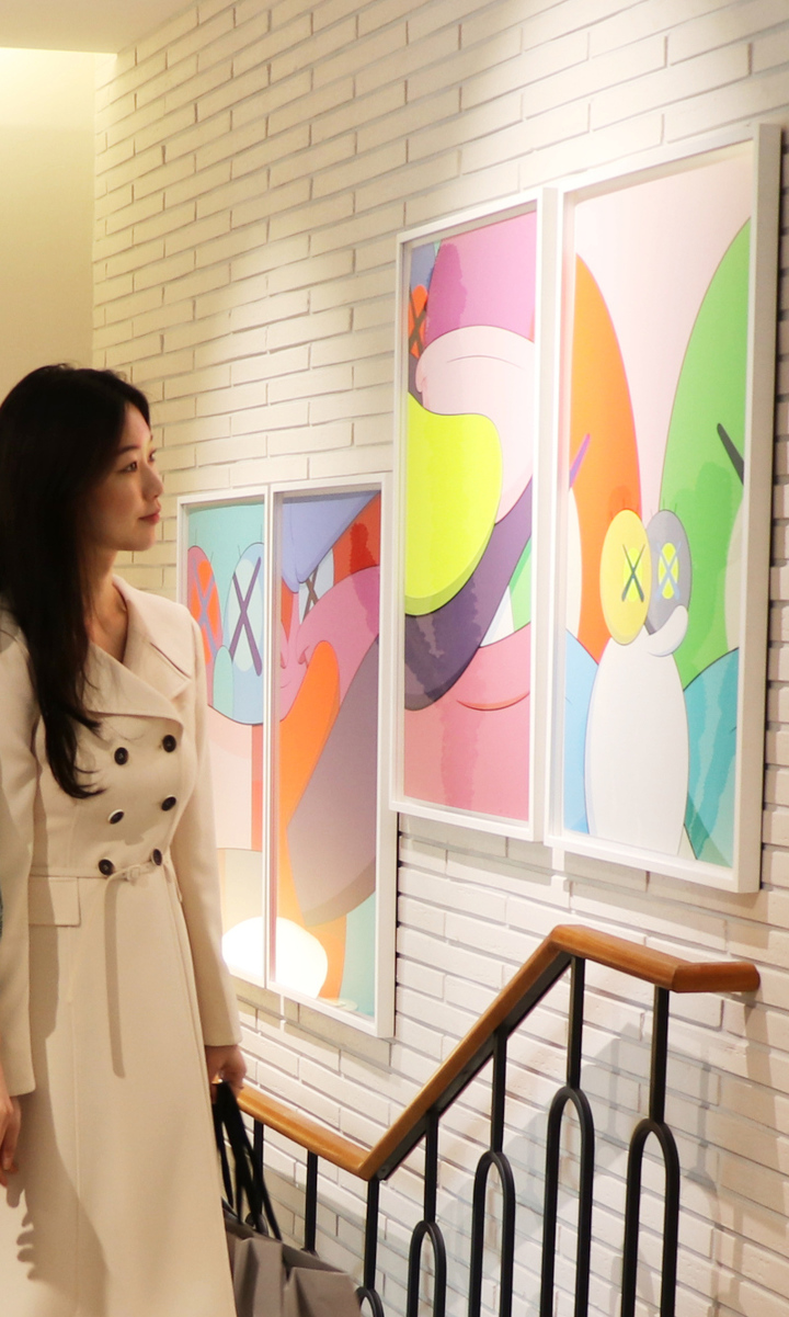 쇼핑하다 예술 감상 LF, 편집숍 라움에서 아트 전시회