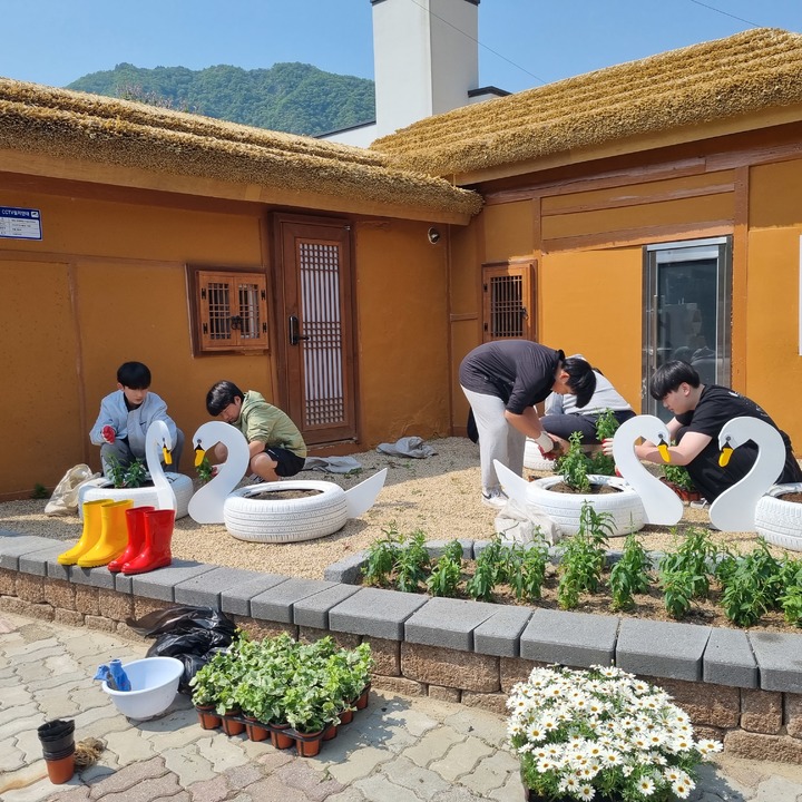 정선군, 주민과 함께 도시환경 개선 정원거리 조성