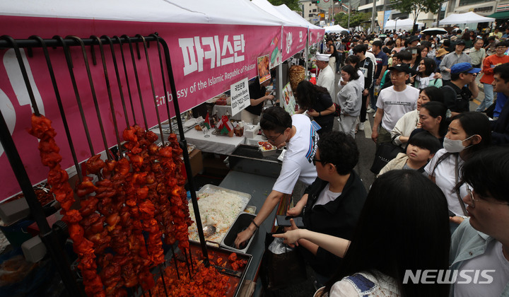 성북세계음식축제 누리마실 '세계 각국 음식 한자리에'