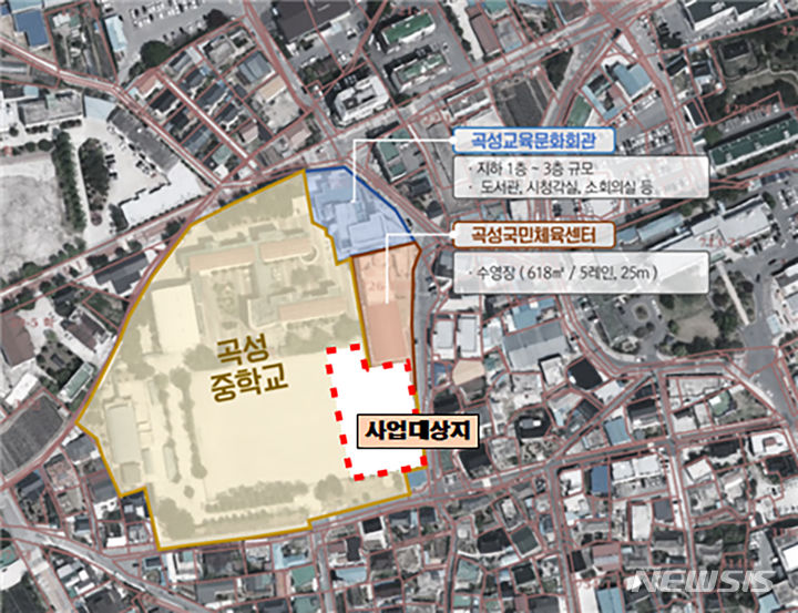 교육·돌봄·문화·체육센터…곡성중학교 학교복합시설 건립