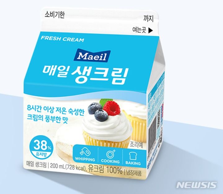 [단독] 우유·아이스크림 이어 매일유업 생크림도 최대 9% 인상