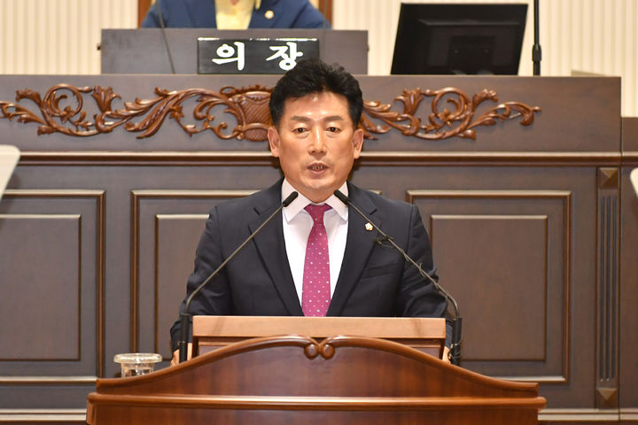 정용학 시의원 진주시농협 미곡종합처리장 증설하라