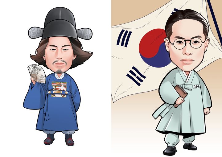 경북북부보훈지청, 독립유공자 4명 캐리커처 제작