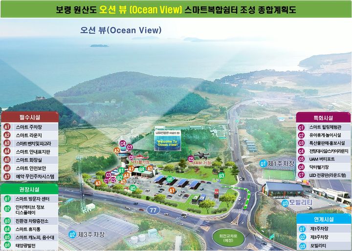 보령시, 스마트기술 접목 국도 이용자 융복합 쉼터