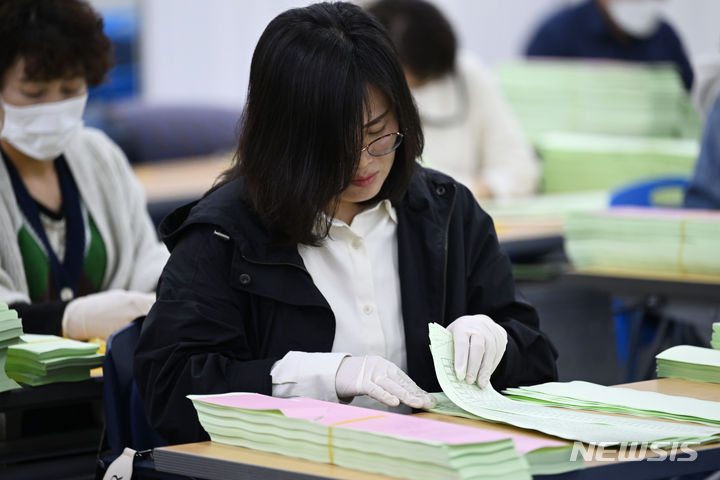 투표용지 검수 선관위
